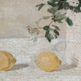 "A7 Fine Art Envelope Liners Square Flap // Flowers + Lemons (Set of 25)" - Envelope Liners in yellow by Clover and Lamb