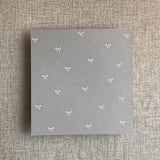 "Stone baby ribbon bows envelope liner for A7 square envelope | pack of 10" - Envelope Liners in gray by Ivory Invitations
