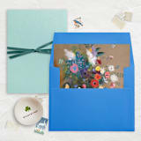 "A7 Envelope Liners Square Flap // Vibrant Vase (Set of 25)" - Envelope Liners in multicolorassorted-colors by Clover and Lamb
