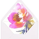 "Watercolor Bloom Envelope Liners | Set of 25 | For A7 envelopes" - Envelope Liners in multicolorassorted-colors by Papel Custom Design