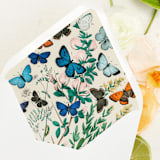 "Wildflower Butterfly | Set of 25 Envelope Liners" - Envelope Liners in multicolorassorted-colors by Nikki Turner