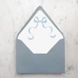 "A7 Envelope Liners Blue Bow Watercolor (set of 10)" - Envelope Liners in pink by Design by Laney