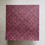 "A7 Envelope Liners Isabella in Deep Red on Red for Straight Flap Envelopes | Pack of 10" - Envelope Liners in red by Renée Stramel