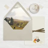 "A7 Fine Art Envelope Liners // Catskill Mountains (Set of 25)" - Envelope Liners in green by Clover and Lamb