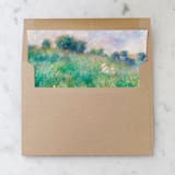 "A7 Envelope Liners Renoir's Meadow Scene Square Flap (set of 10)" - Envelope Liners in multicolor by Design by Laney