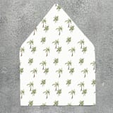 "Palm Tree Envelope Liner | Set of 10 | For 5x7” Invitations" - Envelope Liners in green by Cotton and Bow