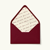 "Love Notes Script Envelope Liner | Set of 10" - Envelope Liners in multicolorassorted-colors by Paper Haven