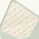 "Love Notes Script Envelope Liner | Set of 10" - Envelope Liners in multicolorassorted-colors by Paper Haven