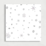 "Simple Snowflakes | Set of 25 Envelope Liners" - Envelope Liners in white by Nikki Turner