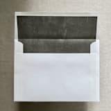 "A7 Envelope Liners Fresco Texture in Mid Green for Straight Flap Envelopes | Pack of 10" - Envelope Liners in green by Renée Stramel