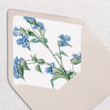 "Blue Floral Envelope Liner, Pack of 25" - Envelope Liners in multicolorassorted-colors by Studio Lavender