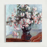"Monet Fine Art Chrysanthemums | Set of 25 Envelope Liners" - Envelope Liners in pink by Nikki Turner