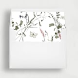"Wildflower Butterly | Set of 25 Envelope Liners" - Envelope Liners in multicolor by Nikki Turner