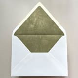 "A7 Envelope Liners Fresco Texture in Citron Green for Euro Flap Envelopes | Pack of 10" - Envelope Liners in green by Renée Stramel