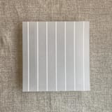 "Calm weighted stripes printed envelope liner for A7 square flap envelope | pack of 10" - Envelope Liners in white by Ivory Invitations