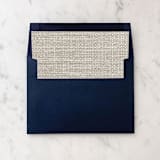 "A7 Envelope Liners Linen Texture Taupe Square Flap (set of 10)" - Envelope Liners in beige by Design by Laney