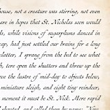 "A7 Envelope Liners Square Flap // 'Twas the Night (Set of 25)" - Envelope Liners in beige by Clover and Lamb