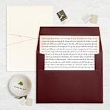 "A7 Envelope Liners Square Flap // 'Twas the Night (Set of 25)" - Envelope Liners in beige by Clover and Lamb