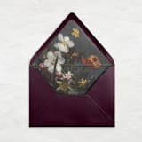"A7 Fine Art Envelope Liners // Midnight Bloom (Set of 25)" - Envelope Liners in white by Clover and Lamb