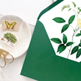 "A7 Envelope Liners Yellow Roses (set of 10)" - Envelope Liners in yellow by Design by Laney