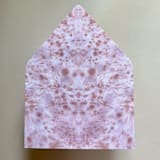 "A7 Envelope Liners Speckled Symmetry in Pink & Orange | Pack of 10" - Envelope Liners in pink by Renée Stramel