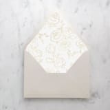 "A7 Envelope Liners Gold Rose Line Art (set of 10)" - Envelope Liners in gold by Design by Laney