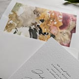 "Bouquet Watercolor Square Envelope Liner | Set of 10" - Envelope Liners in multicolor by Campofiore Paper Studio
