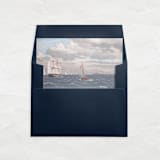 "A7 Envelope Liners Square Flap // Sailing Day (Set of 25)" - Envelope Liners in multicolorassorted-colors by Clover and Lamb