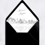 "Memphis Tennessee Skyline Envelope Liner with custom text/saying | Set of 10 | For 5x7 Minted Square Flap Envelope" - Envelope Liners in white by Kimee Meyer