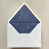 "A7 Envelope Liners Fresco Texture in Ocean Blue for Euro Flap Envelopes | Pack of 10" - Envelope Liners in blue by Renée Stramel