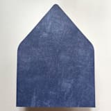 "A7 Envelope Liners Fresco Texture in Ocean Blue for Euro Flap Envelopes | Pack of 10" - Envelope Liners in blue by Renée Stramel