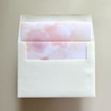 "A7 Envelope Liners Silvered Floral in Pink for Straight Flap Envelopes | Pack of 10" - Envelope Liners in pink by Renée Stramel
