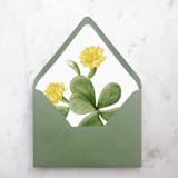 "A7 Envelope Liners Cactus Flower (set of 10)" - Envelope Liners in green by Design by Laney