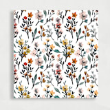 "Rustic Floral Liner | Set of 25 Square Envelope Liners" - Envelope Liners in multicolorassorted-colors by Nikki Turner