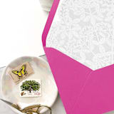 "A7 Envelope Liners Lace (set of 10)" - Envelope Liners in white by Design by Laney