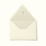 "Hand Drawn Bride and Groom Envelope Liner | Set of 10" - Envelope Liners in multicolorassorted-colors by Paper Haven