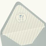"Hand Drawn Bride and Groom Envelope Liner | Set of 10" - Envelope Liners in multicolorassorted-colors by Paper Haven