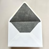 "A7 Envelope Liners Fresco Texture in Mid Green for Euro Flap Envelopes | Pack of 10" - Envelope Liners in green by Renée Stramel