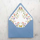 "A7 Envelope Liners Vintage Flower Collage (set of 10)" - Envelope Liners in pink by Design by Laney