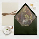 "A7 Fine Art Envelope Liners // Autumn Woodland (Set of 25)" - Envelope Liners in multicolorassorted-colors by Clover and Lamb