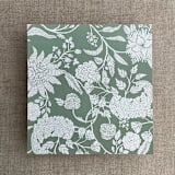 "Green botanical garden envelope liner for A7 square flap envelope | pack of 10" - Envelope Liners in green by Ivory Invitations