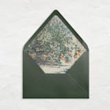 "A7 Fine Art Envelope Liners // Hidden Grove (Set of 25)" - Envelope Liners in green by Clover and Lamb