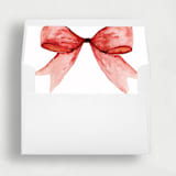"Present Bow | Set of 25 Envelope Liners" - Envelope Liners in red by Nikki Turner