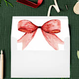 "Present Bow | Set of 25 Envelope Liners" - Envelope Liners in red by Nikki Turner