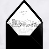 "Tucson Skyline Envelope Liner with custom text/saying | Set of 10 | For 5x7 Minted Square Flap Envelope" - Envelope Liners in white by Kimee Meyer