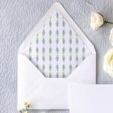 "Ellie Envelope Liners | Delphinium Watercolor (10 Pack)" - Envelope Liners in multicolorassorted-colors by Sterling Stripes
