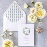 "Ellie Envelope Liners | Delphinium Watercolor (10 Pack)" - Envelope Liners in multicolorassorted-colors by Sterling Stripes