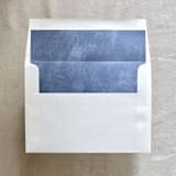 "A7 Envelope Liner Fresco Texture in Cerulean Blue for Square Flap Envelopes | Pack of 10" - Envelope Liners in blue by Renée Stramel