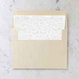 "A7 Envelope Liners Lace Square Flap (set of 10)" - Envelope Liners in white by Design by Laney