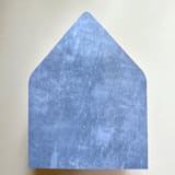 "A7 Envelope Liners Fresco Texture in Sea Breeze for Euro Flap Envelopes | Pack of 10" - Envelope Liners in blue by Renée Stramel